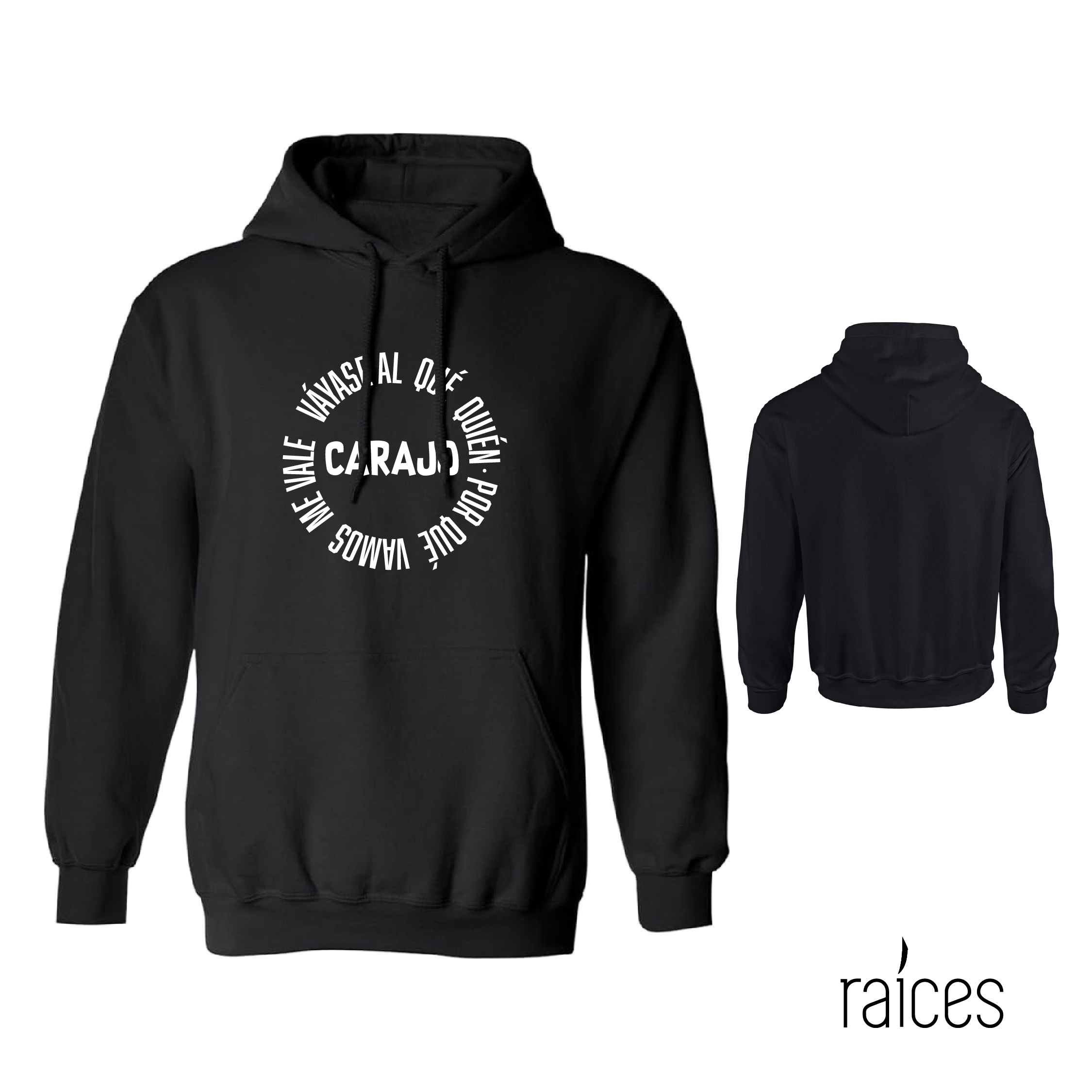 Hoodie  "Váyase al carajo"