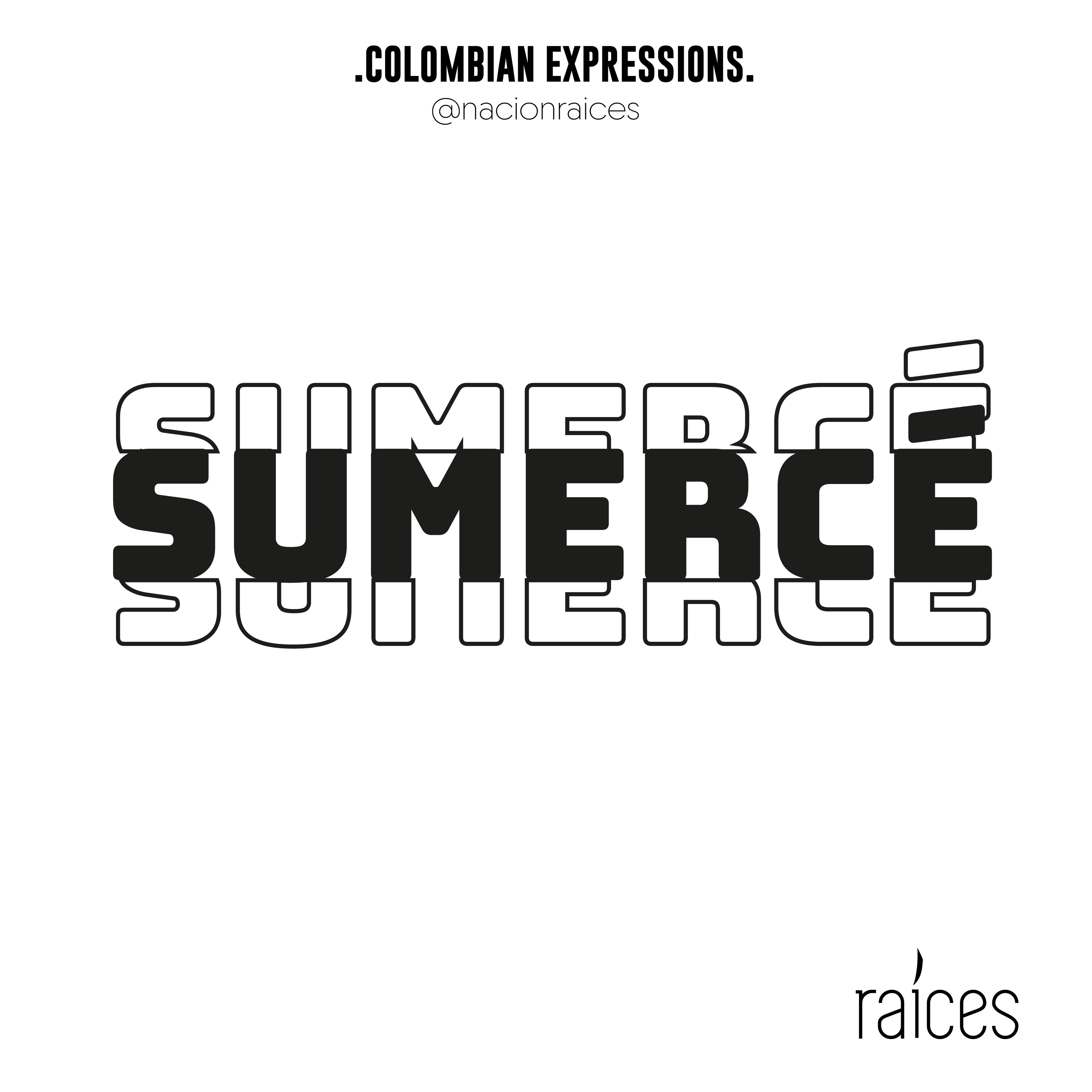 Camiseta  "Sumercé"