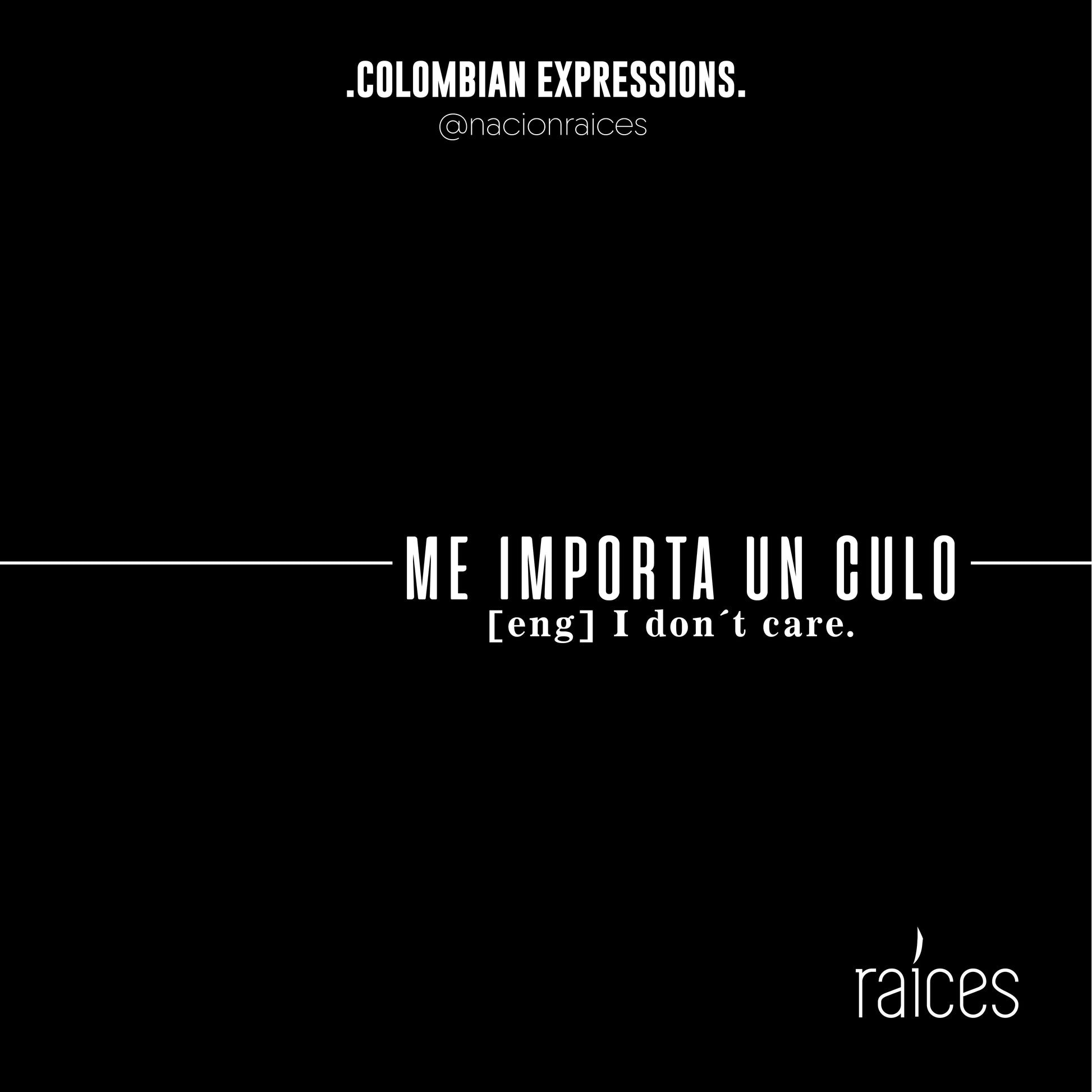Camiseta  “Me importa un culo”