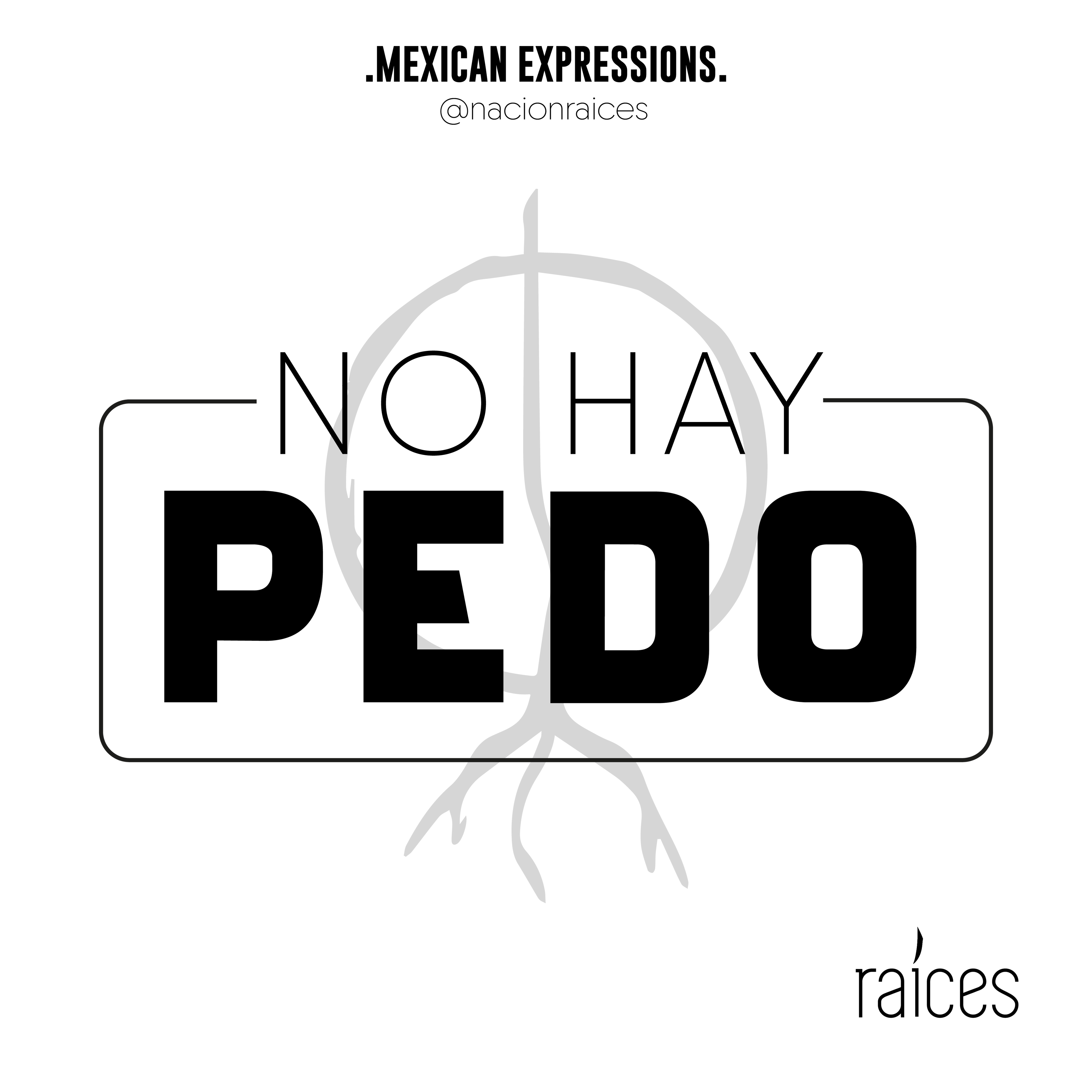 Camiseta  "No hay pedo”