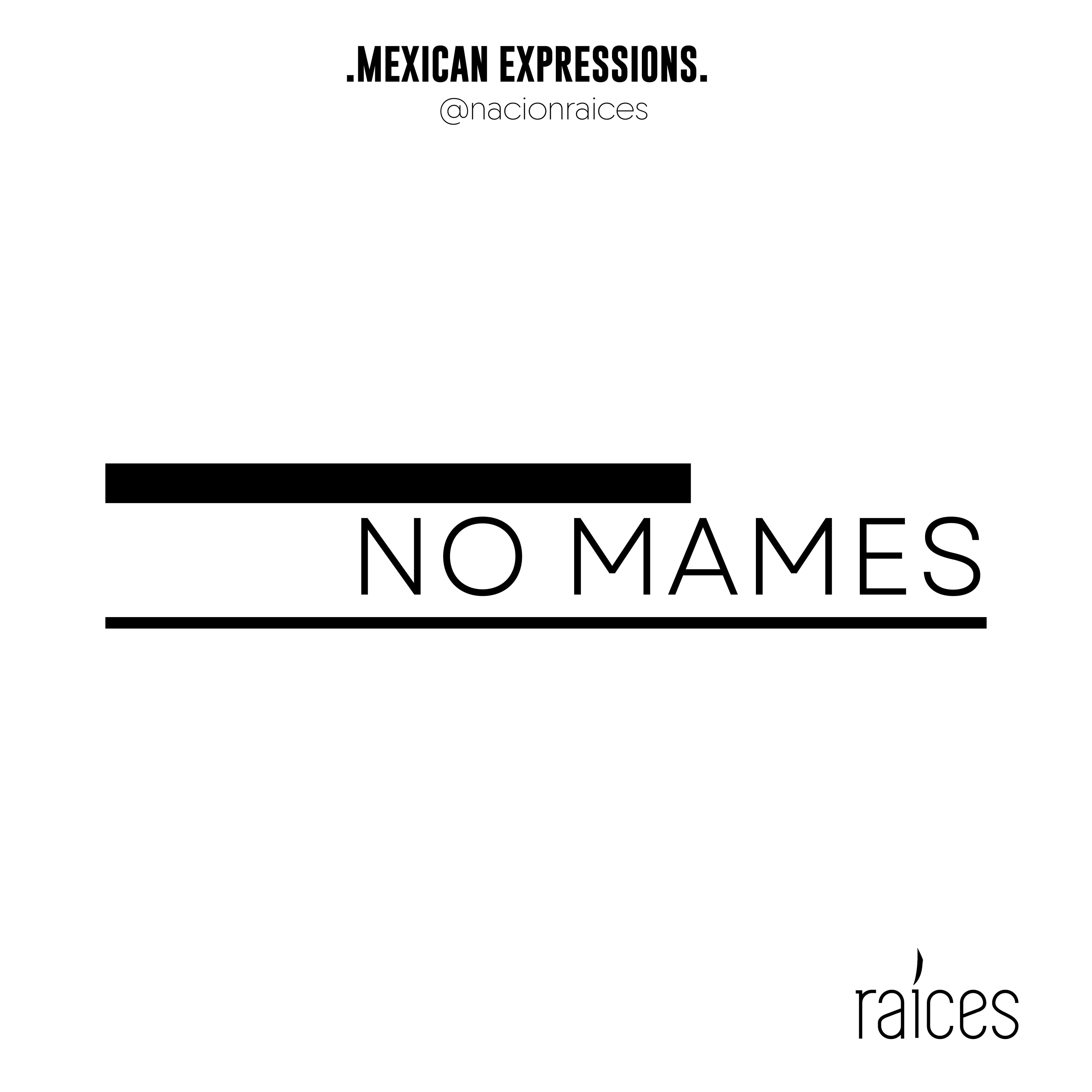 Camiseta  "No mames”