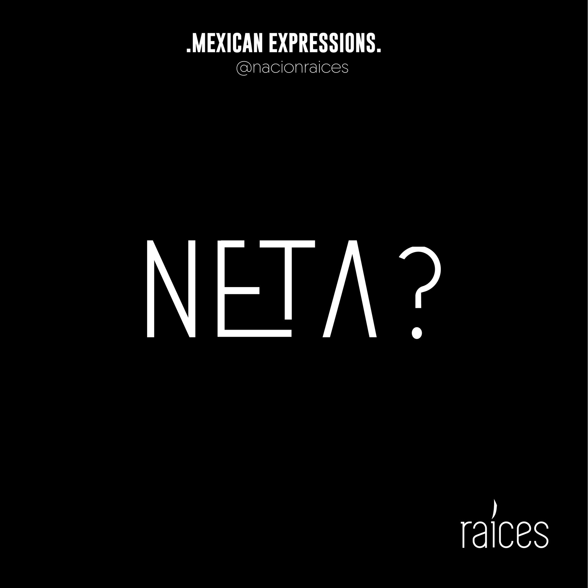 Camiseta  "Neta?”