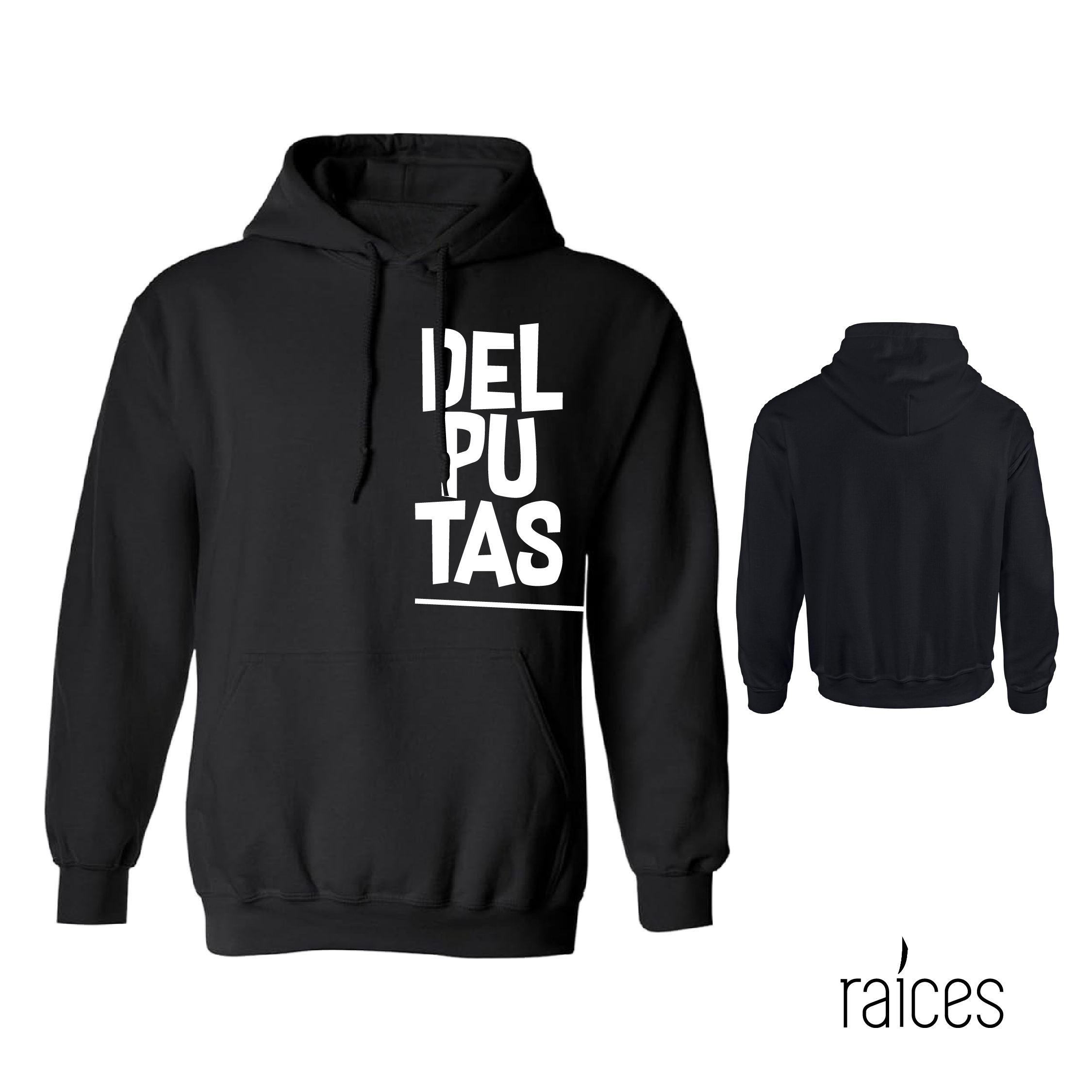 Hoodie "Del putas"